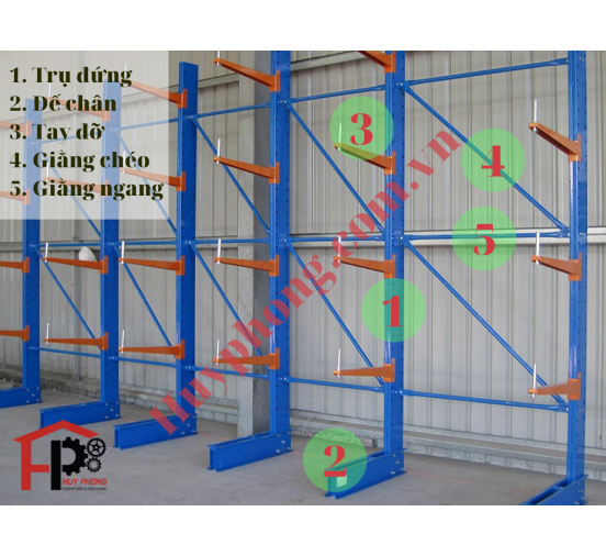 KỆ TAY ĐỠ - CANTILEVER RACK